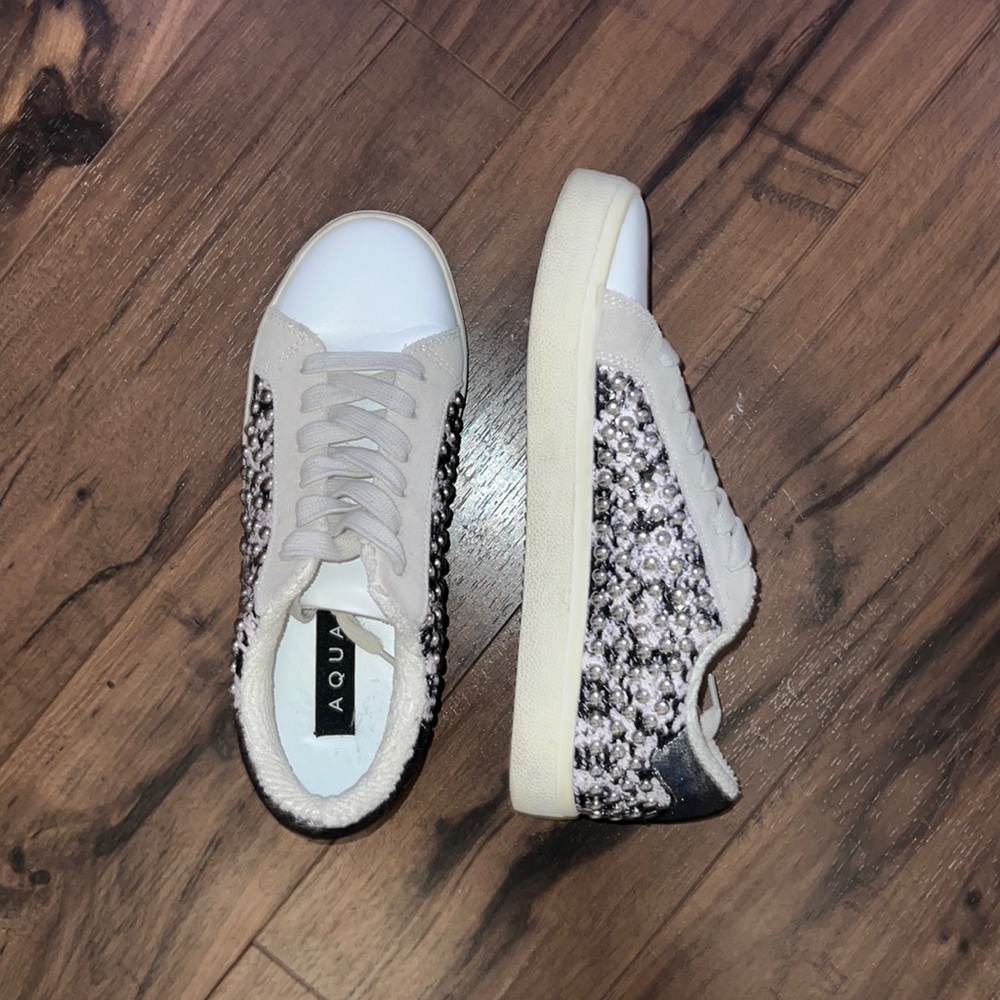 TESS SUEDE STUDDED FASHION SNEAKERS